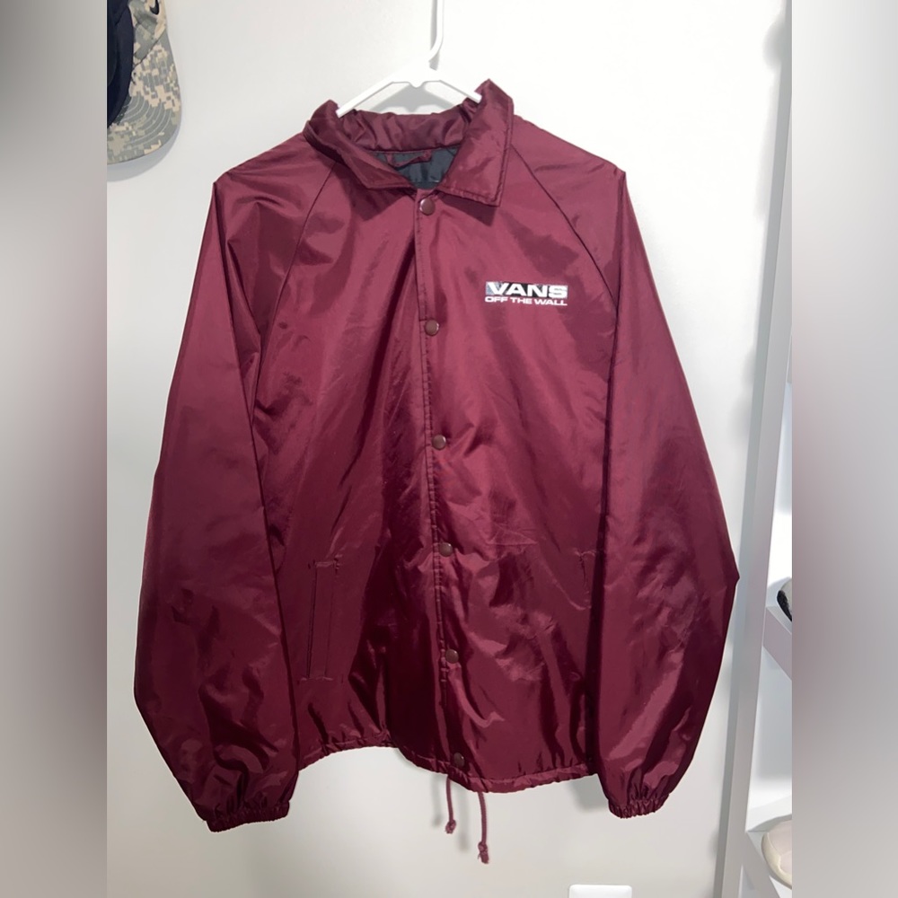 Vans button up coaches jacket